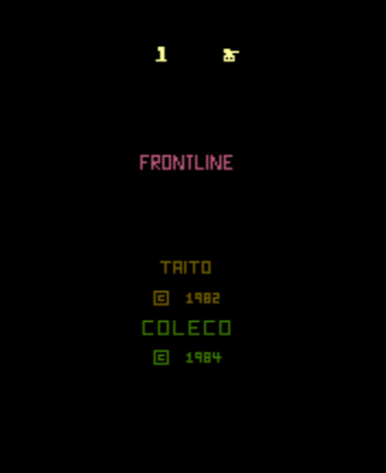 Front Line Arcade wip6 Title Screen